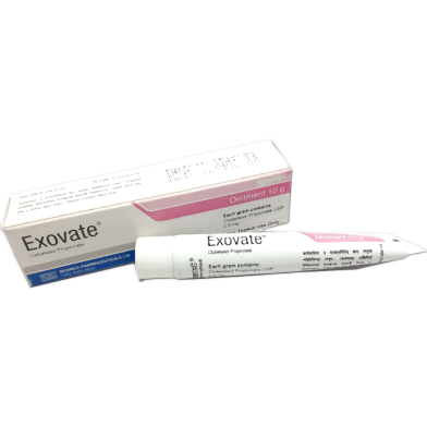Exovate 0.05 percent Ointment 10 Gm Tube image