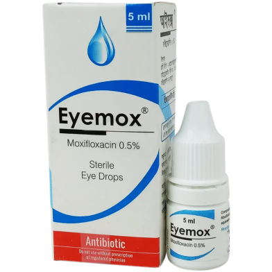 Eyemox 0.5 Percent Ophthalmic Solution 5ml Drop image