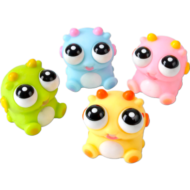 Eyes Popping Squeeze Toy Google Eye Dragon Doll Vent Toy image