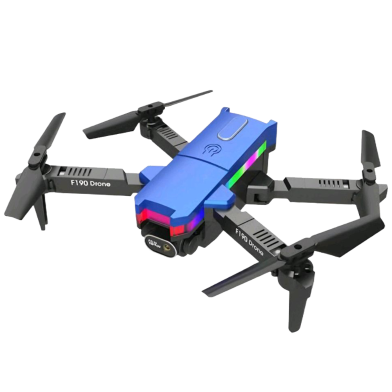 F190 Drone - With 4K Dual Camera F/2.15 100° FOV Led Night Flight Foldable Mini Drone (drone_f190_dc_sb_ran) image