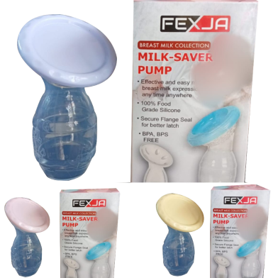 FEXJA Full Silicone Breast Pump Milk Saver Pump -1pcs image