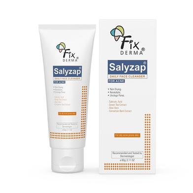 Fixderma Salyzap Daily Face Cleanser For Acne Prone Skin - 60 gm -326982375 image