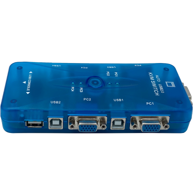 FJGear KVM Switeh 4 Port FJ-104UK-T KVM Switch 4 Port image