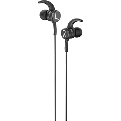 FONENG T68 In-Ear Type-C Heavy Bass Gaming Wired Earphone- Black image