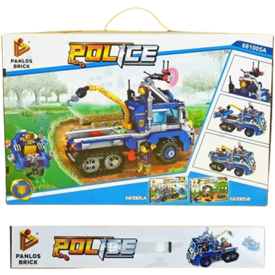 FOREST TOW CAR Lego Building Blocks Toys For Kids- 478 Pcs (lego_police_681005A_478pcs) image