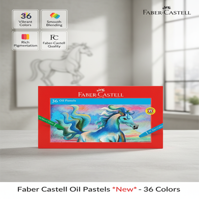 Faber Castell Oil Pastels New - 36 Colors Slide 2