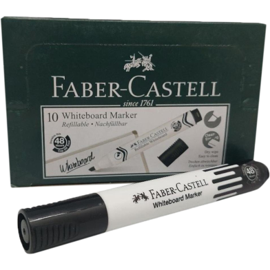 Faber Castell Refillable Whiteboard W20 Marker 10Pcs image