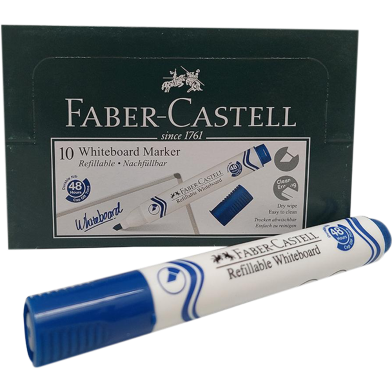 Faber Castell Refillable Whiteboard W20 Marker 10Pcs image