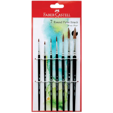 Faber-Castell Round Paint Brush Pony Hair image