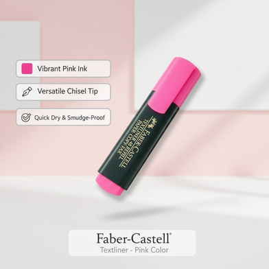 Faber Castell Textliner - Pink Color - 01 Pcs Slide 3