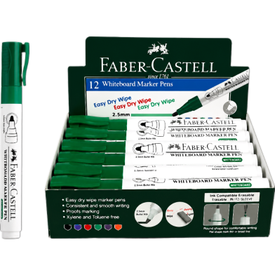 Faber Castell Whiteboard Marker Pen-12 Pcs image