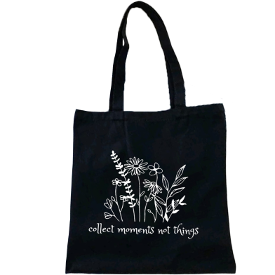 Fabric Hand Tote Bag With Zipper - BF-327 image