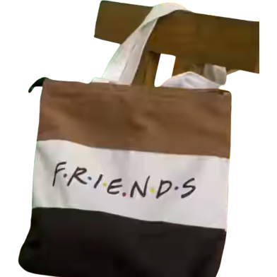 Fabric Tote Bag With Zipper And Pocket - Durable for Daily Versatile Use image