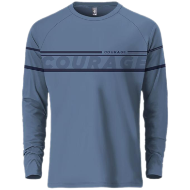 Fabrilife Mens Metro Edition Premium Full Sleeve T-shirt Courage