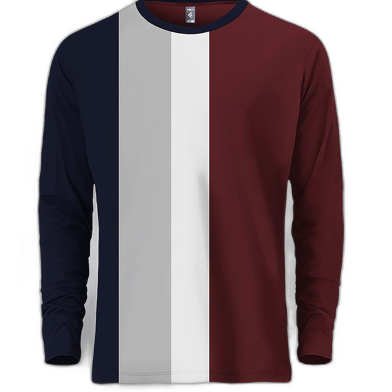 Fabrilife Mens Premium Designer Edition Full Sleeve T Shirt - Maroon image