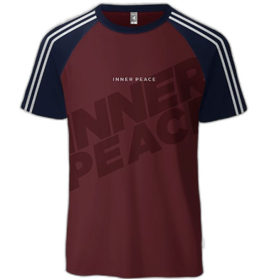 Fabrilife Mens Premium Raglan T-Shirt - Inner peace image