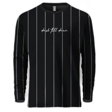 Fabrilife Mens Premium Sports Active Wear Full Sleeve T-shirt- Blackdust image