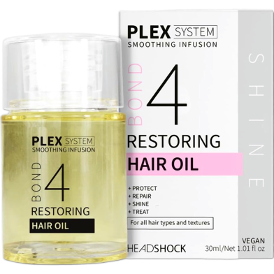 Face Facts Headshock Plex System Restoring Hair Oil 30ml image