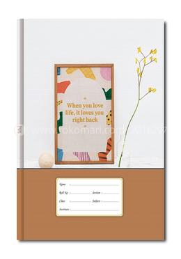 Fail Quotes Design Heart's SMART Binding Khata (Margin) - 200 Pages image
