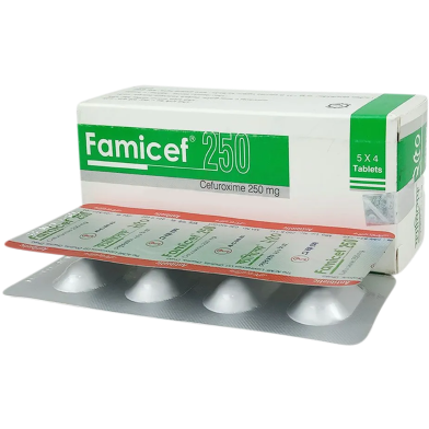 Famicef 250mg Tablet 4's Strip image