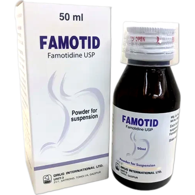 Famotid 50 Ml Powder For Suspension 50 Ml Bottle image