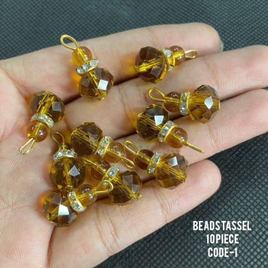 Fancy Crystal Beads Tassel Latkan For Dress And Diy Craft image