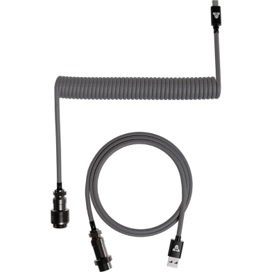 Fantech AC701 Coiled Cable Grey image