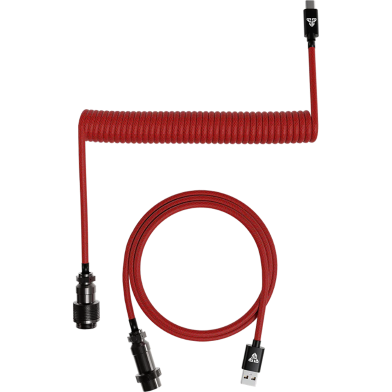 Fantech AC701 Coiled Cable Red image