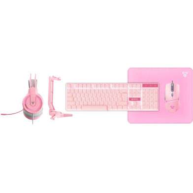 Fantech P51 Power Bundle Pink 5 in 1 Gaming Combo image
