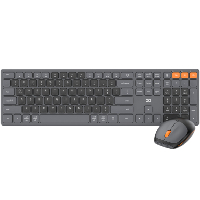 Fantech WK895 Gray Wiredless Keyboard Mouse Combo image