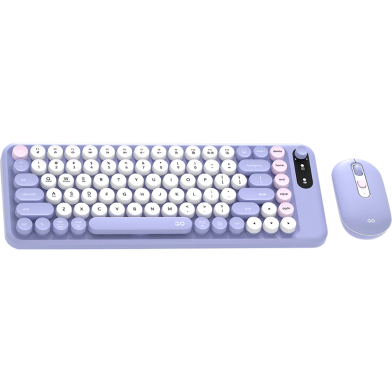 Fantech WK898 Go Mochi Wireless 2 in 1 Combo Keyboard Purple image