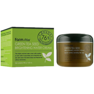 Farm Stay Green Tea Seed Brightening Water Cream 100ml image