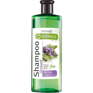 Farmasi Botanics Shampoo (Sage) Weak And Thin Hair 500ml image