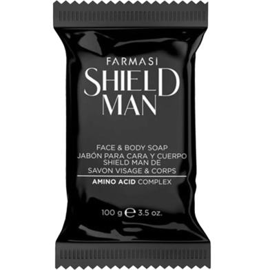 Farmasi Shield Man Amino Acid Complex Face And Body Soap 100gm image
