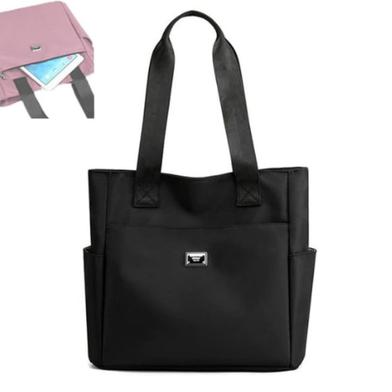 Fashion Shopping Bag Black Color image