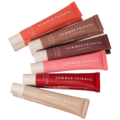 Fashion Summer Fridays Colour Lip Balm Moisturizing Mirror Lip Gloss Pink cloud Iced Coffee Transparent Lipstick Makeup Care-#05 image