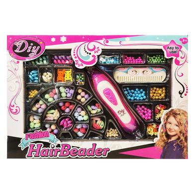DIY Fashion Hari Beader for Girls (Colorful Creative Beauty Toy Set) image