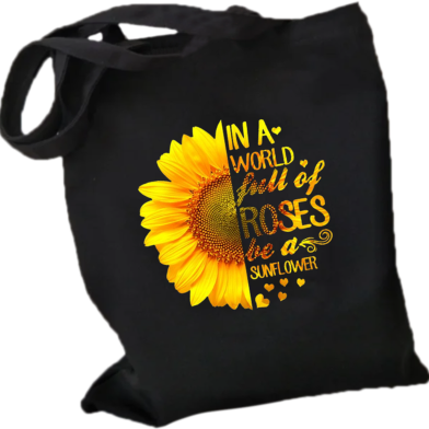 Fashionable Fabric Tote Bag With Zipper image