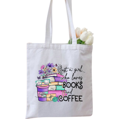 Fashionable Fabric Tote Bag With Zipper image