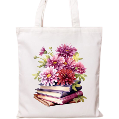 Fashionable Fabric Tote Bag With Zipper image