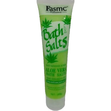 Fasmc Bath Salts Body Massage Scrub Aloe Vera 380 gm image