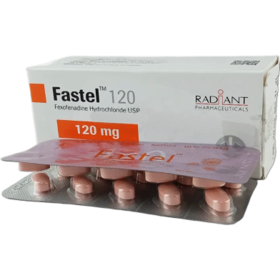 Fastel 120 mg Tablet 10's Strip image