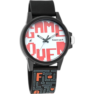 Fastrack Arcade Quartz Analog Multicoloured Dial Silicone Strap Unisex Watch image