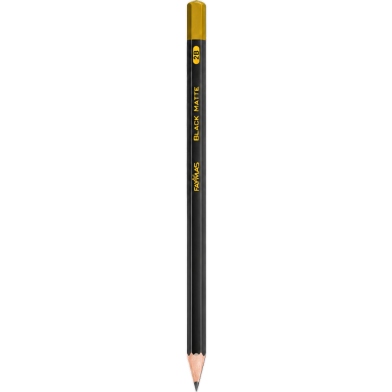 Faymas Black Matte Graphite Pencil 12 Pcs image