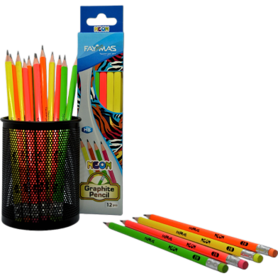 Faymas Graphite Pencil 12 Pcs image