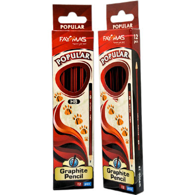 Faymas Graphite Pencil 12 Pcs image