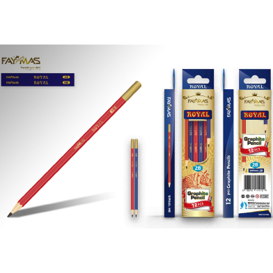 Faymas Graphite Pencil 12 Pcs image