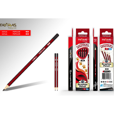 Faymas Graphite Pencil 12 Pcs image