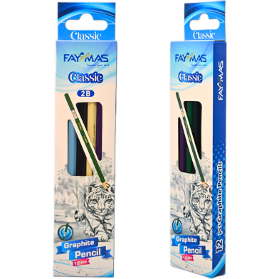 Faymas Graphite Pencil 12 Pcs image