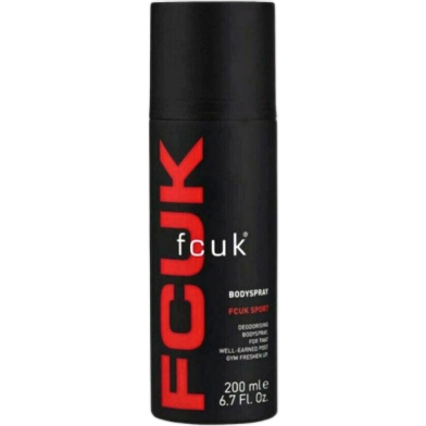 Fcuk Sport Deodorising Body Spray 200ml image